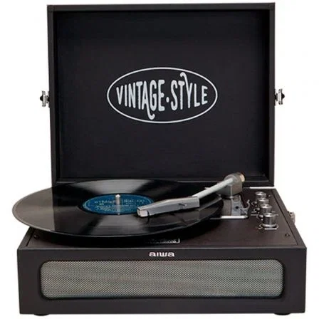Aiwa VPX-1971BK Tocadiscos Vintage Bluetooth con Grabador USB Aiwa VPX-1971BK Tocadiscos Vintage Bluetooth con Grabador USB